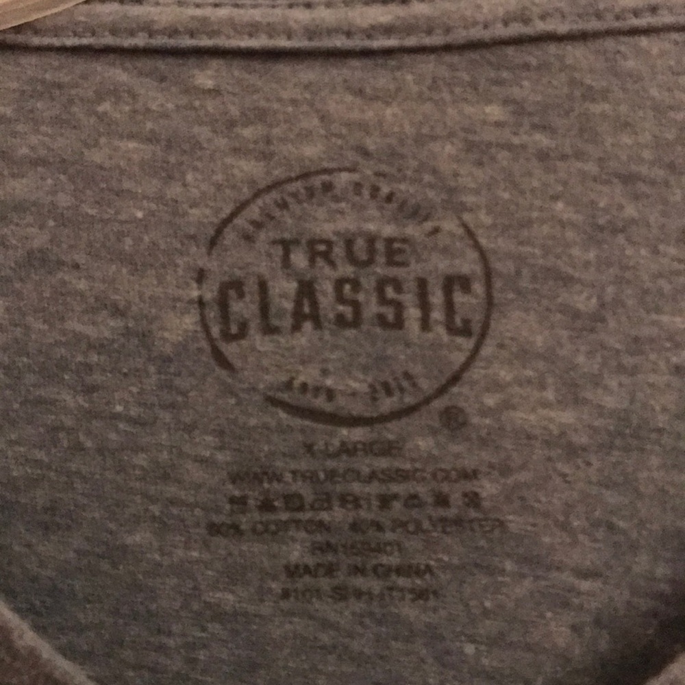 Mens Light Blue True Classic T-Shirt - Picture 4 of 4